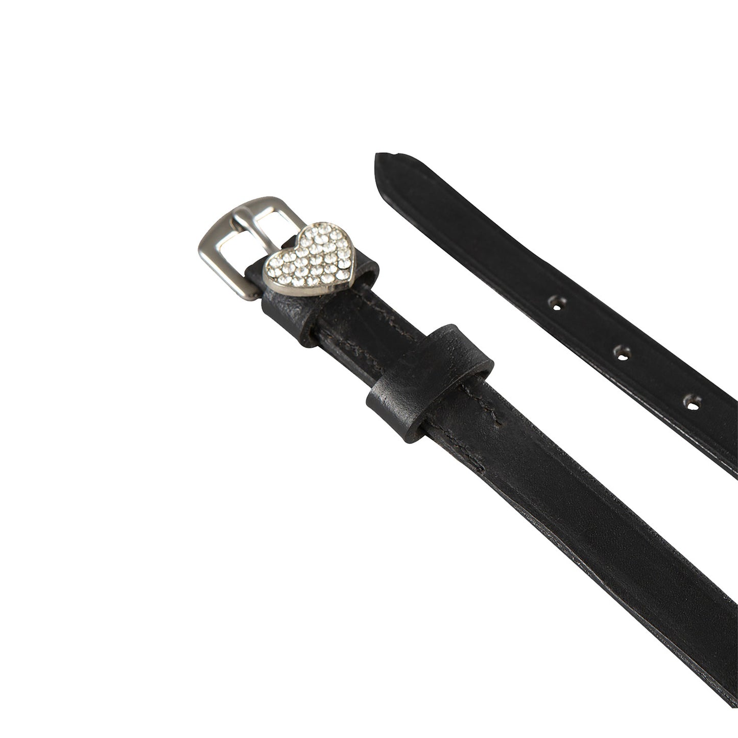 EQUESTRO - Spurs leather with Rhinestone