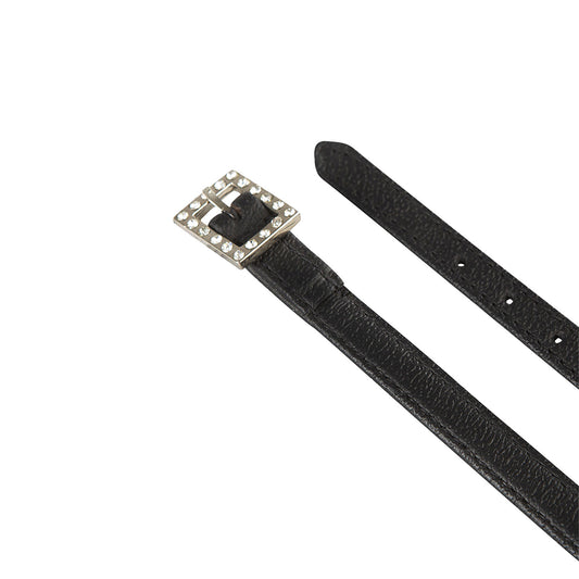 EQUESTRO - Spurs leather with Rhinestone