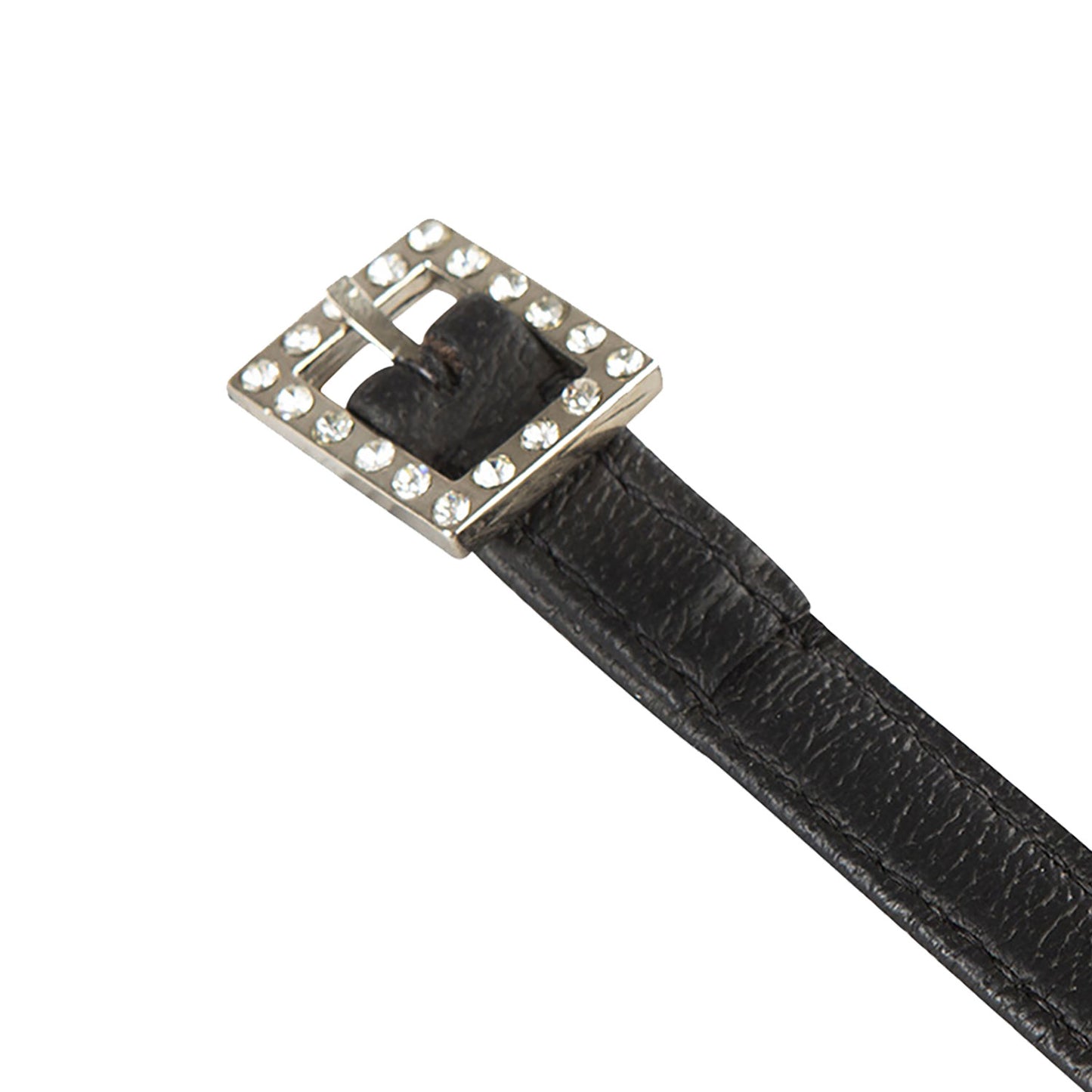 EQUESTRO - Spurs leather with Rhinestone