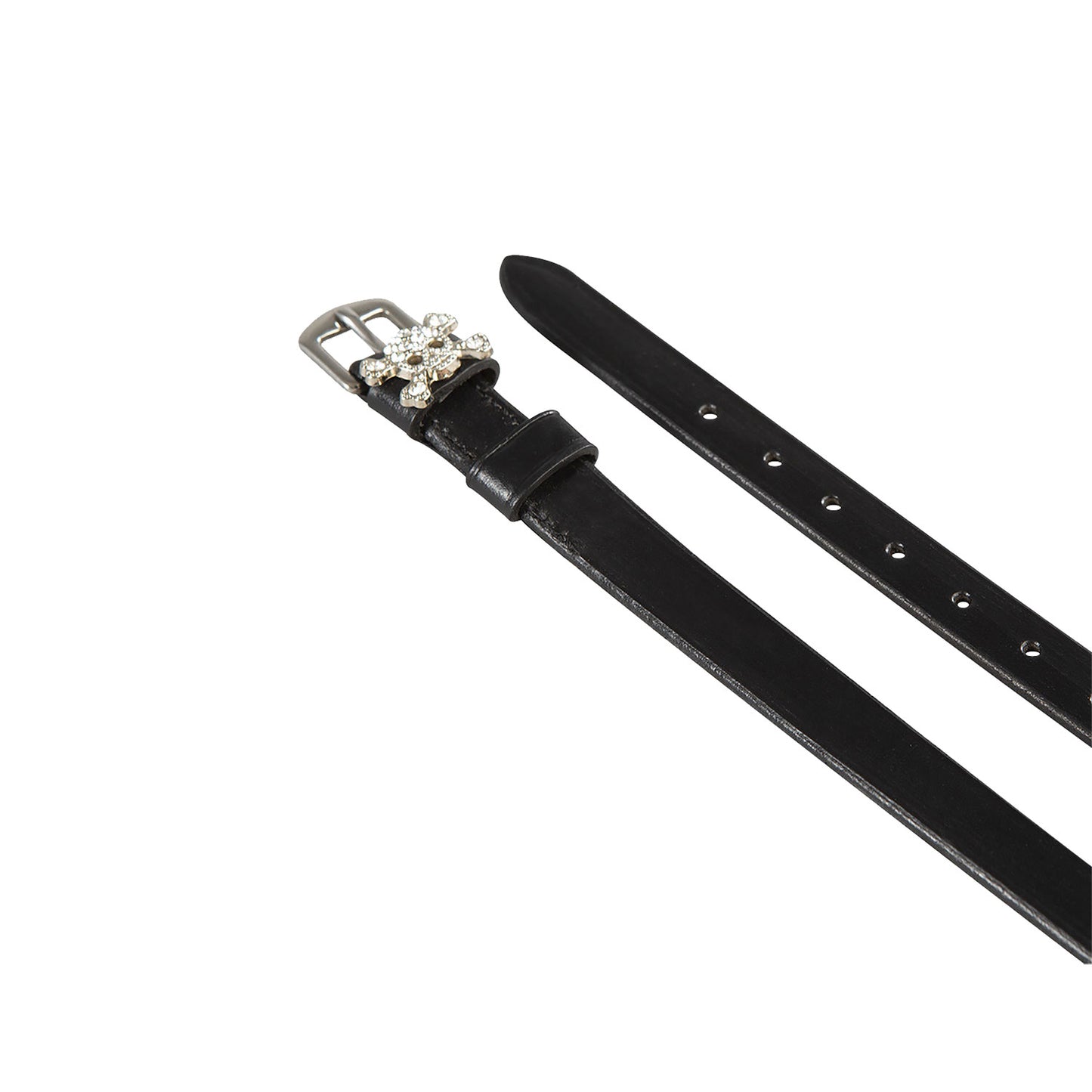 EQUESTRO - Spurs leather with Rhinestone