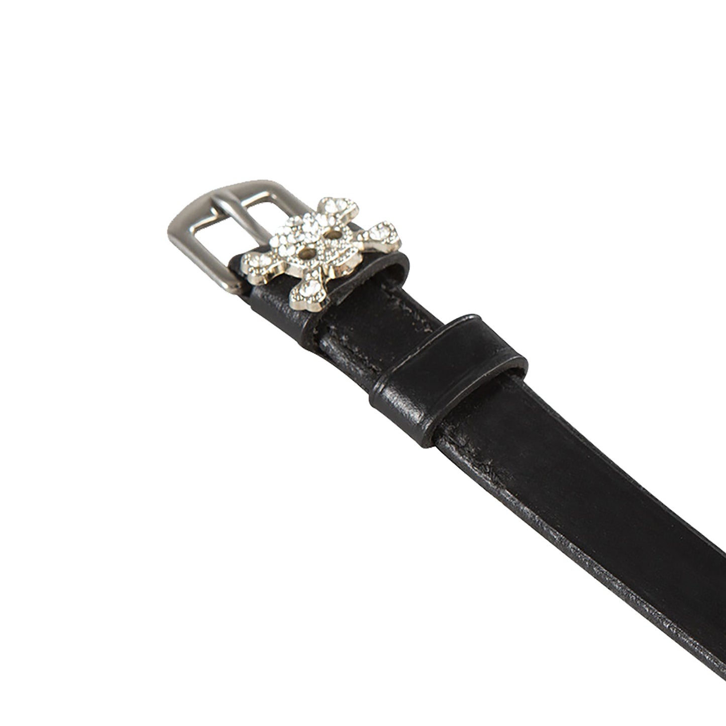 EQUESTRO - Spurs leather with Rhinestone