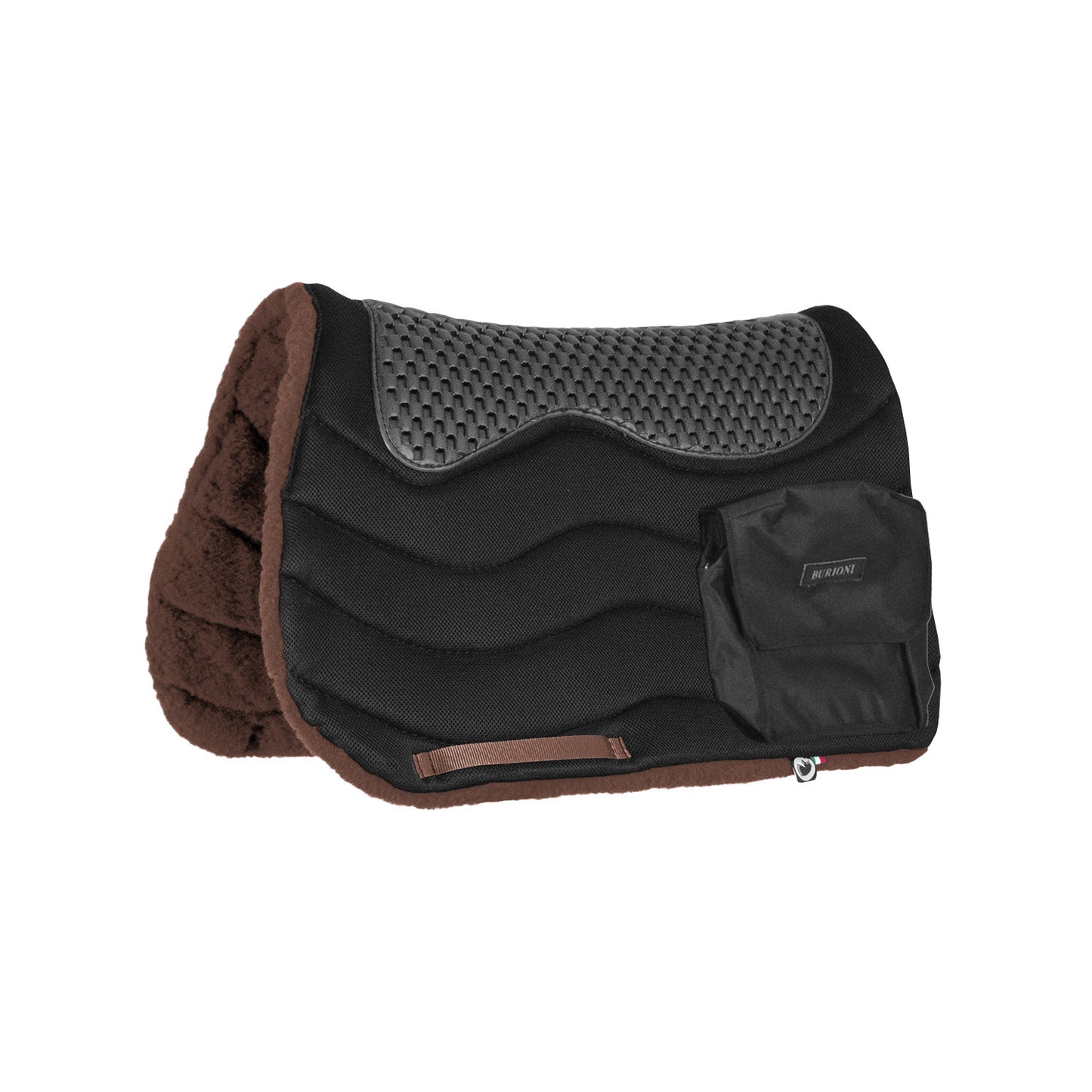 BURIONI - Trekking Saddle Pad with Pockets (Pile + Piuma)