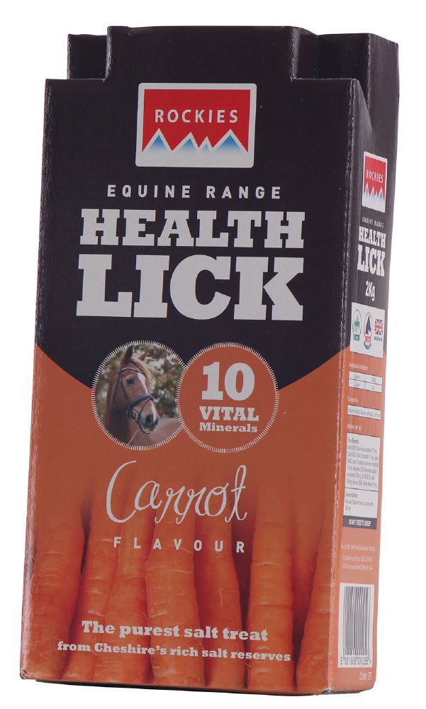 ROCKIES - Carrot Flavour Health Lick 2kg