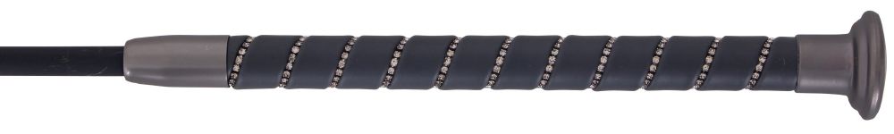 FLECK - Silk Touch Dressage Whip Crystal Grip
