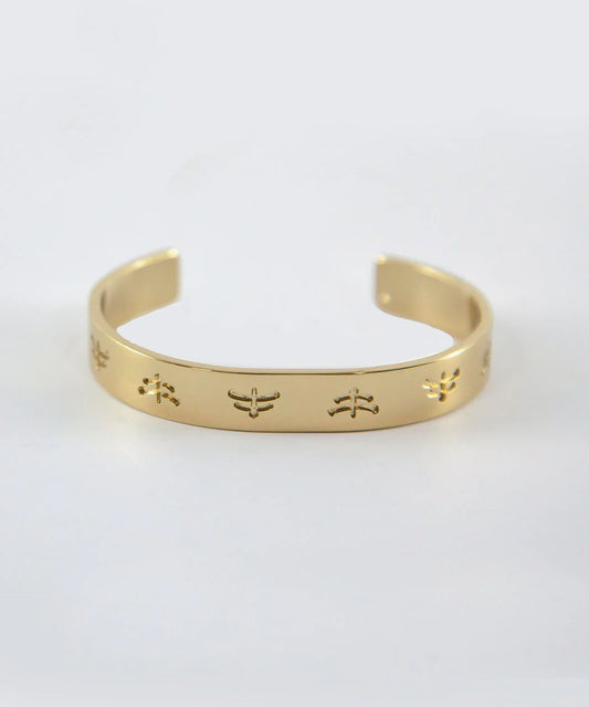 MAKEBE - Temple Brass Bangle